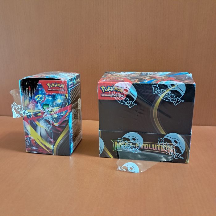 Lot pokémon Méga Evolution display + demi display ME01 avec défaut de scellage - photo numéro 2