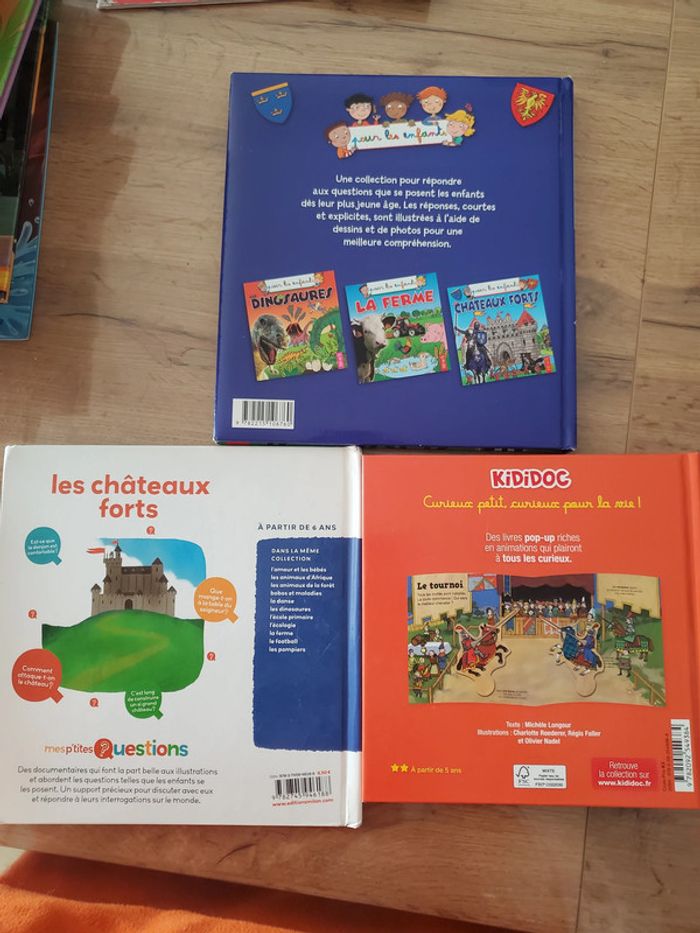 Lot de 3 livres Chateaux forts - photo numéro 2