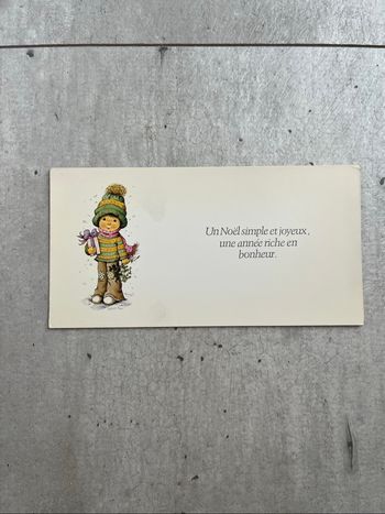 Lot 3 carte Noël garçon