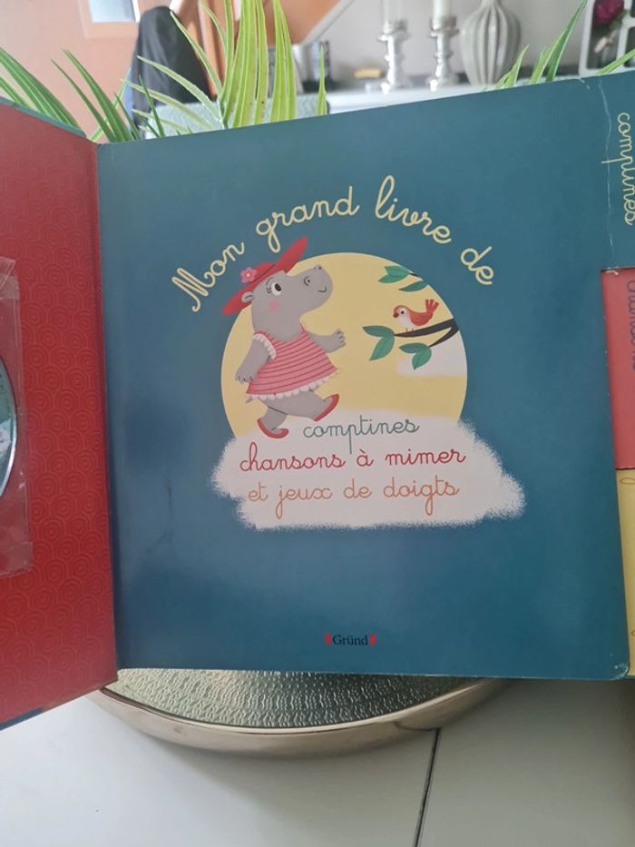 Mon grand livre avec cd de comptines chansons mimees - photo numéro 4