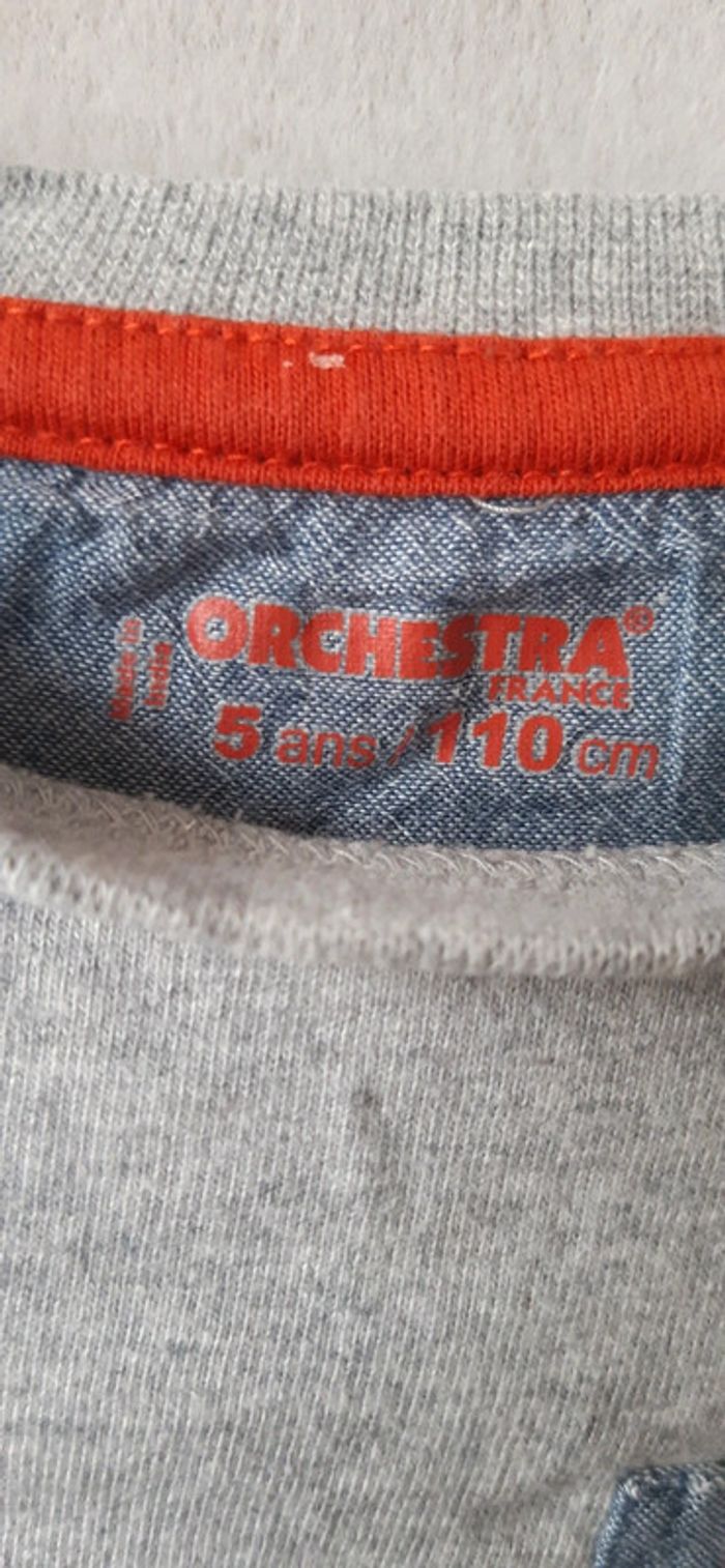 Tee-shirt manches longues 5ans 110cm - photo numéro 6