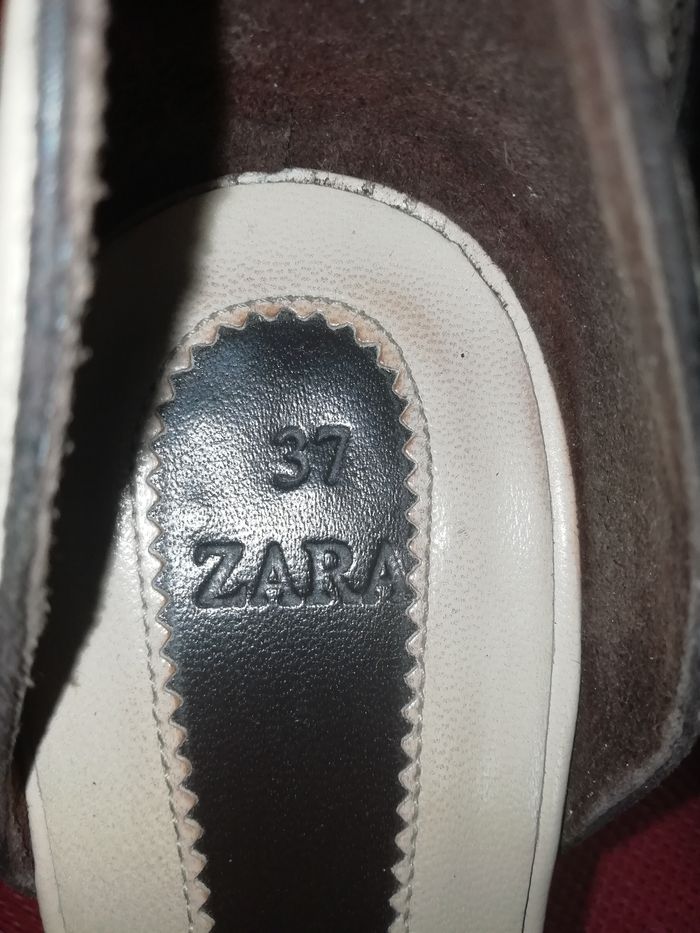 Chaussures été  talons  ZARA P. 37   1/2 - photo numéro 3