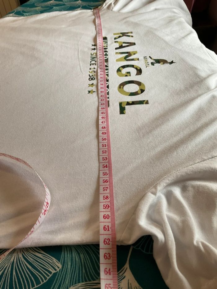 T-shirt blanc pour homme Kangol taille XXL 368 - photo numéro 6