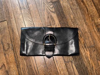 Grande pochette en cuir banana republic