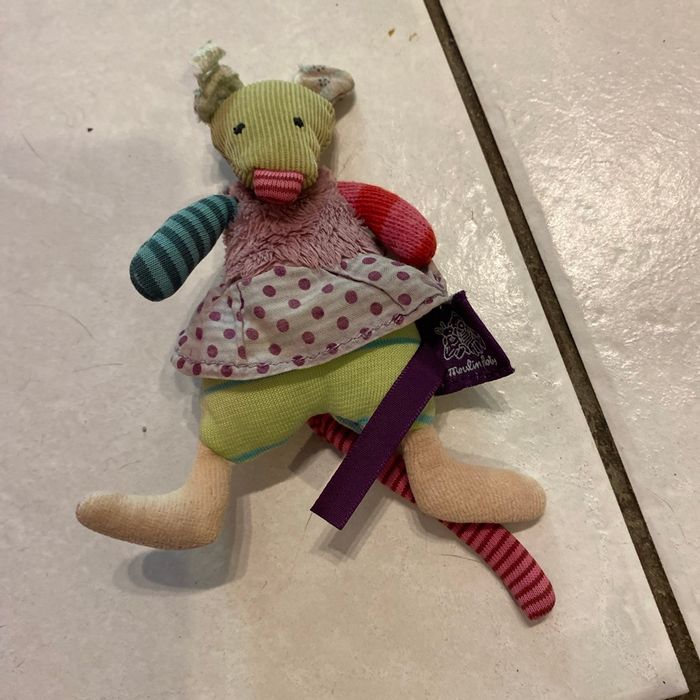 Doudou souris moulin Roty