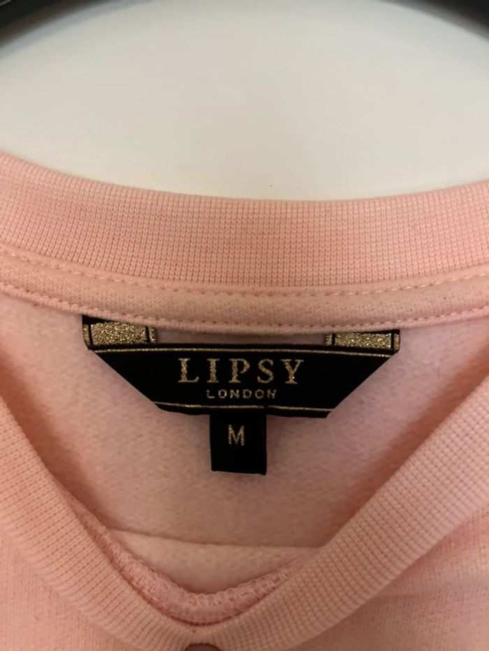 Sweat rose « marinière » - photo numéro 3