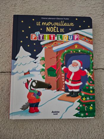Livre le merveilleux Noël de p’tit loup
