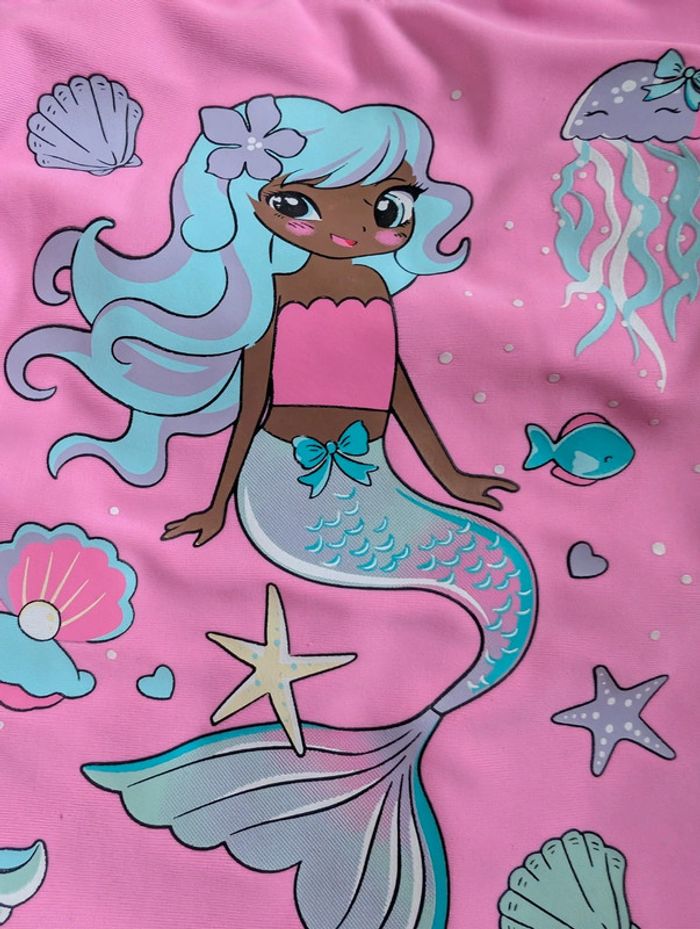 Maillot de bain fille sirène 4 ans neuf - photo numéro 2