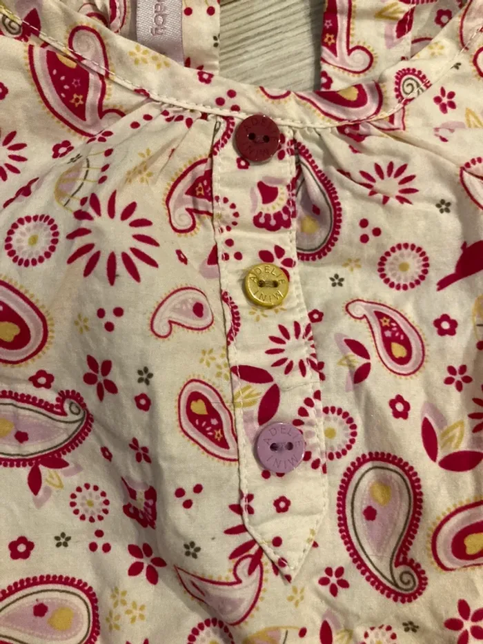 Tunique à motifs gemo 6 mois - photo numéro 2