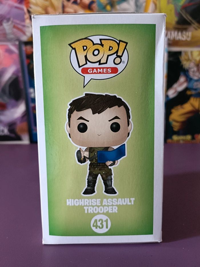 Figurine Funko Pop Fortnite Highrise assault Trooper 431 - photo numéro 2