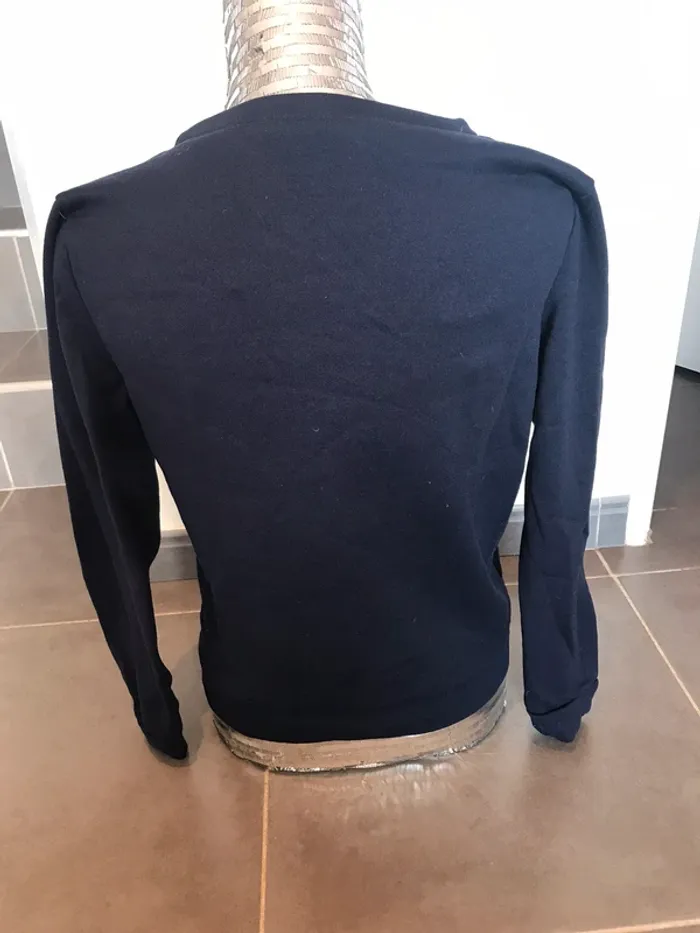 Pull glace pompons taille M - photo numéro 5