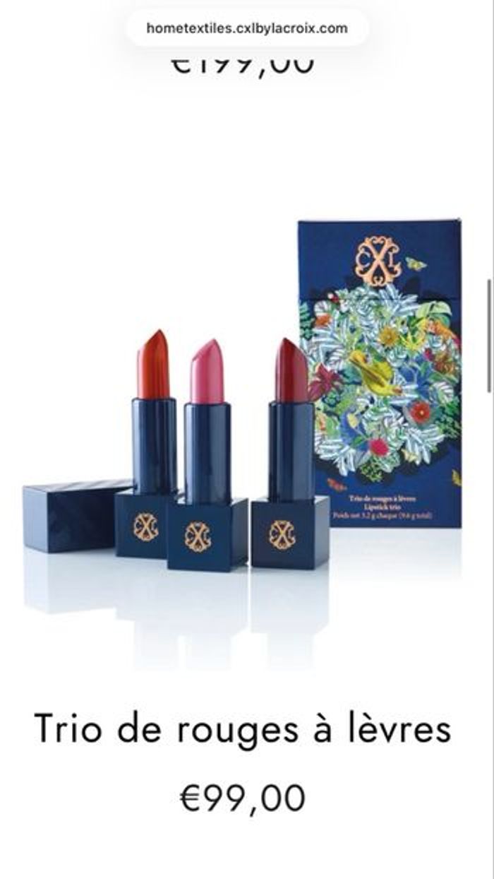 Set de Rouge à lèvre Christian Lacroix - photo numéro 3