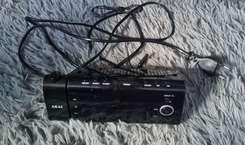 Radio réveil noir