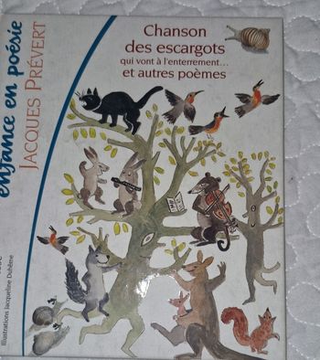 Livre chansons et poèmes Jacques prevert