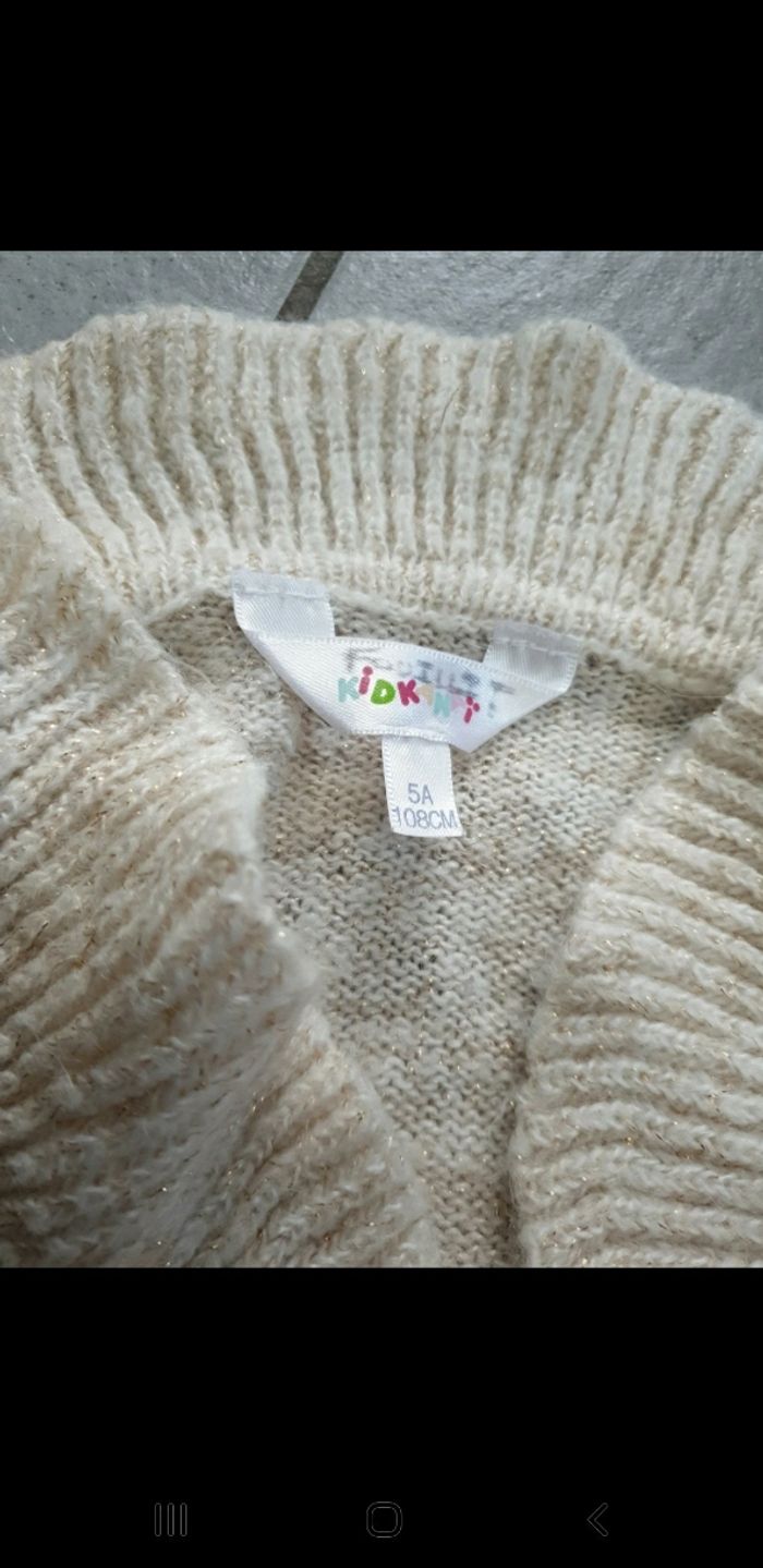 Veste gilet t-shirt zara fille 5/6 ans - photo numéro 5