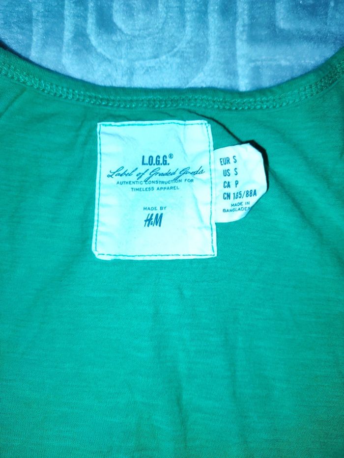 Débardeur vert femme taille S - photo numéro 2