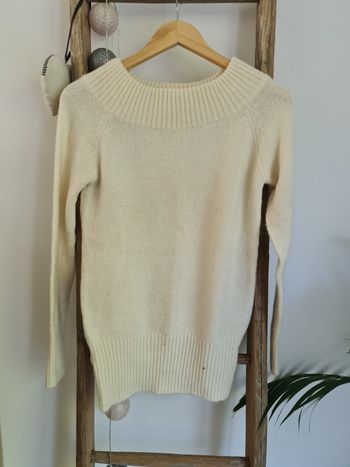 Pull Chaud taille 38 M écru