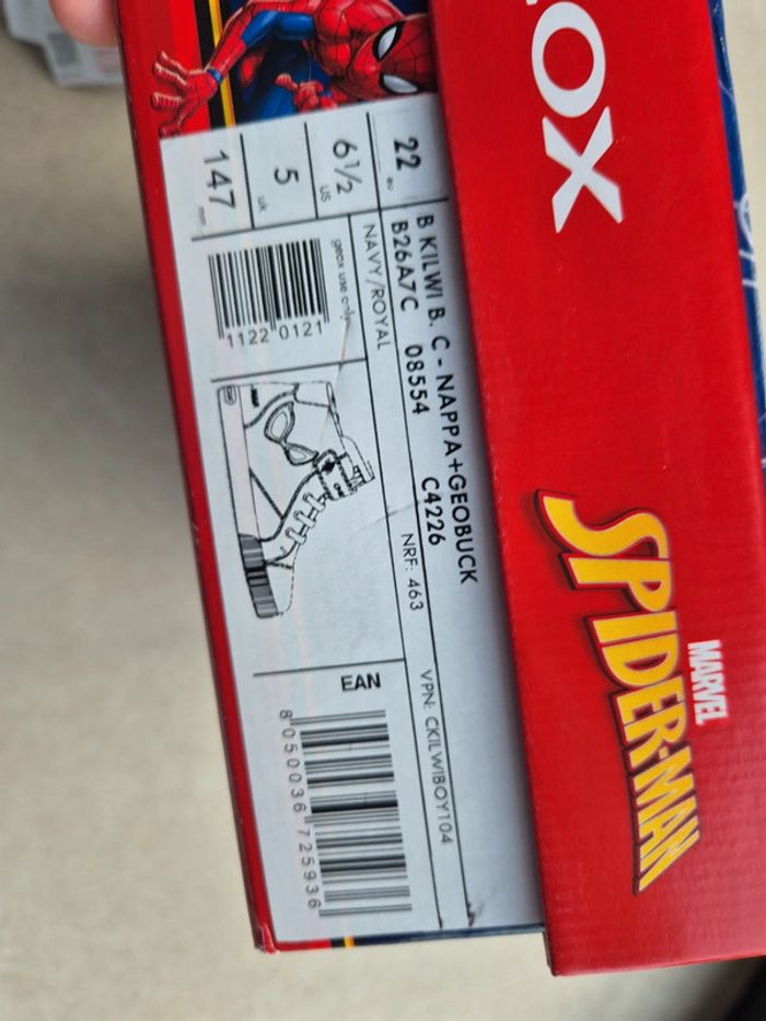 Baskets montantes Geox marvel spiderman 22 - photo numéro 7
