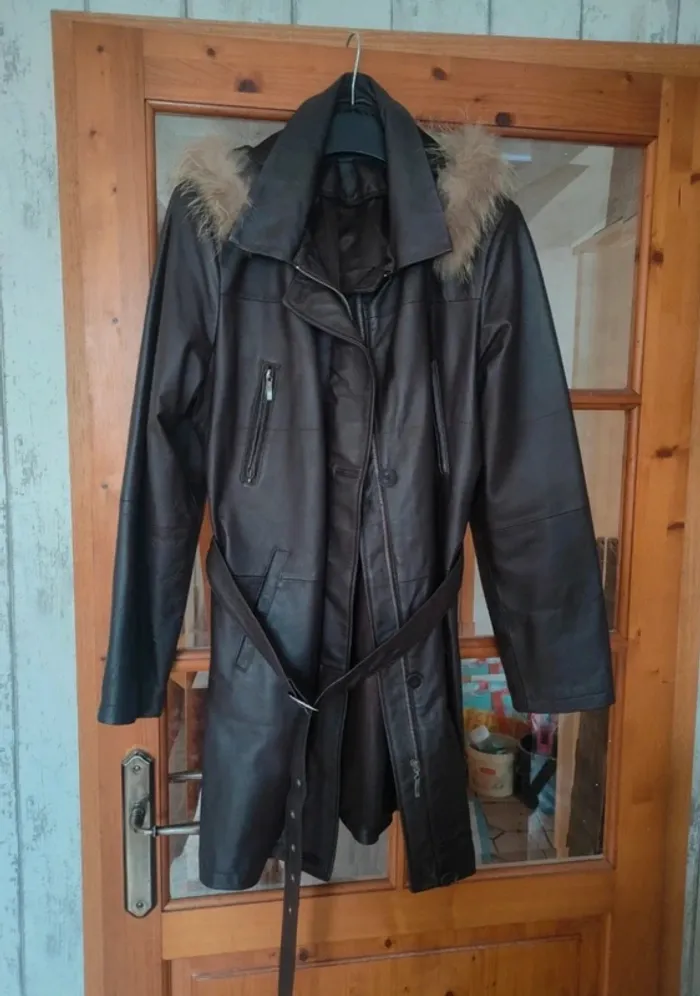 Manteau en cuir 100% (Leather) - photo numéro 8