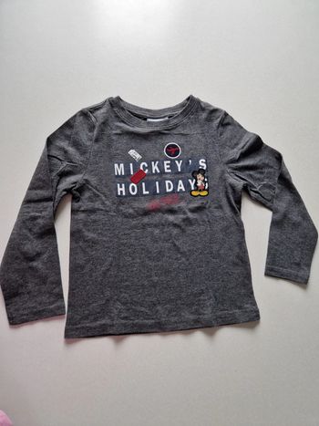 Tee-shirt manches longues mickey