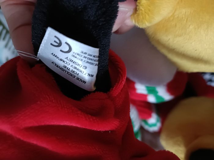 LOT DE 2 PELUCHES MICKET ET MINNIE DE NOEL DISNEY - photo numéro 6