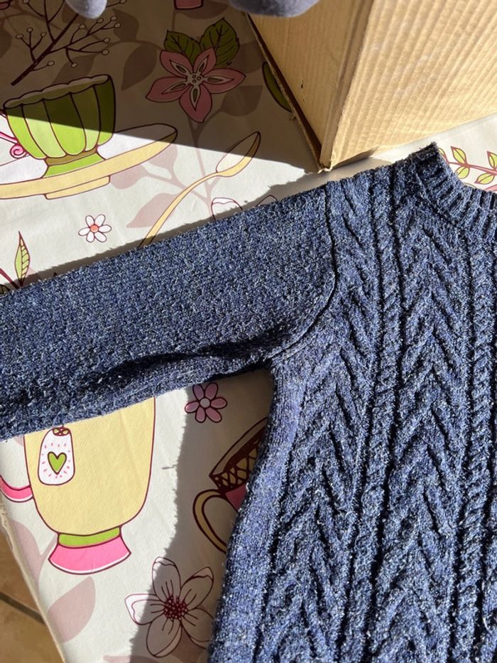 Pull gris foncé, enfants - photo numéro 2