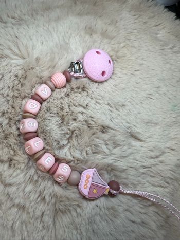 Attache tétine thème mer