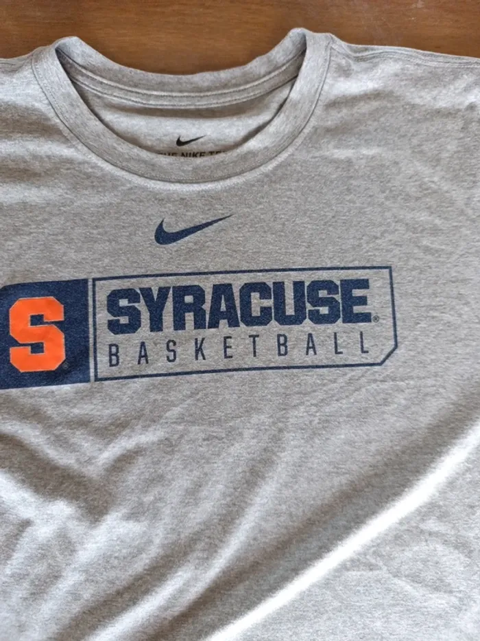 T-shirt university syracuse basketball NCAA nike dri-fit S - photo numéro 6