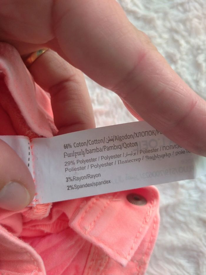 Pantalon style jeans stretch Fille 3 mois Tao - photo numéro 8