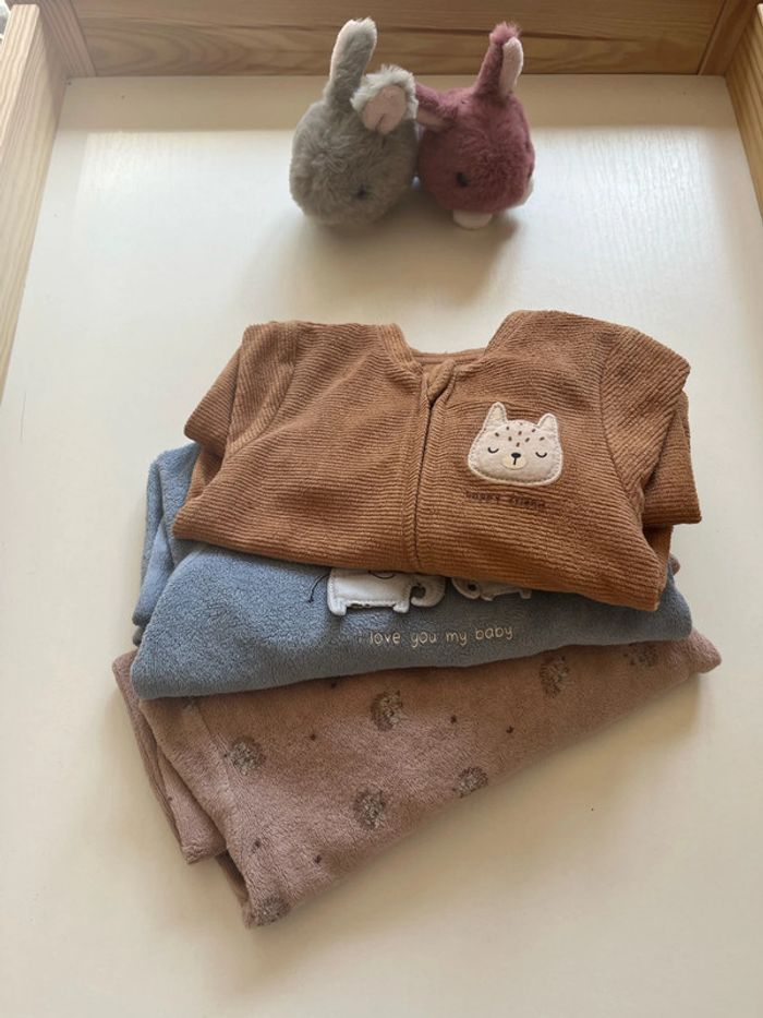 Lot pyjamas polaire 6 mois
