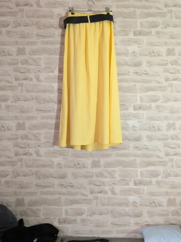 Jupe longue jaune – Cybella Paris – Taille unique (convient M/L) - photo numéro 2