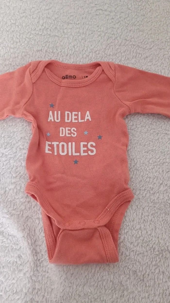 Bodies manches longues 1 mois