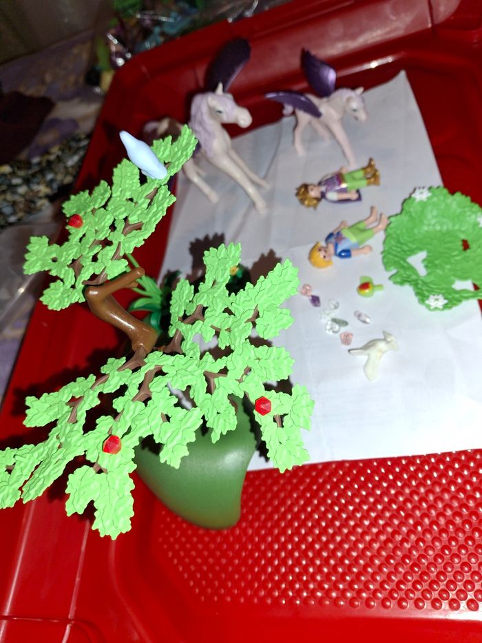 Lot playmobil chevaux pegaze et enfants - photo numéro 4