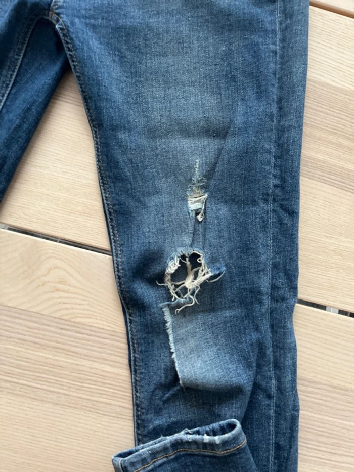 Jean déchiré skinny jambe longue - photo numéro 2