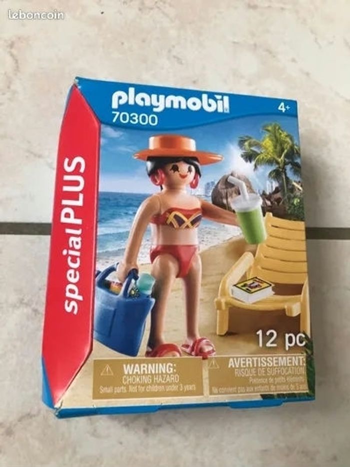 Playmobil 70300 Vacancière avec transat neuf dans emballage