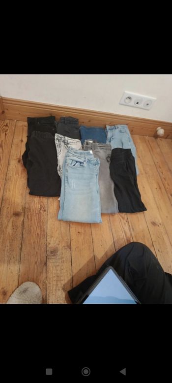 Lot pantalon fille