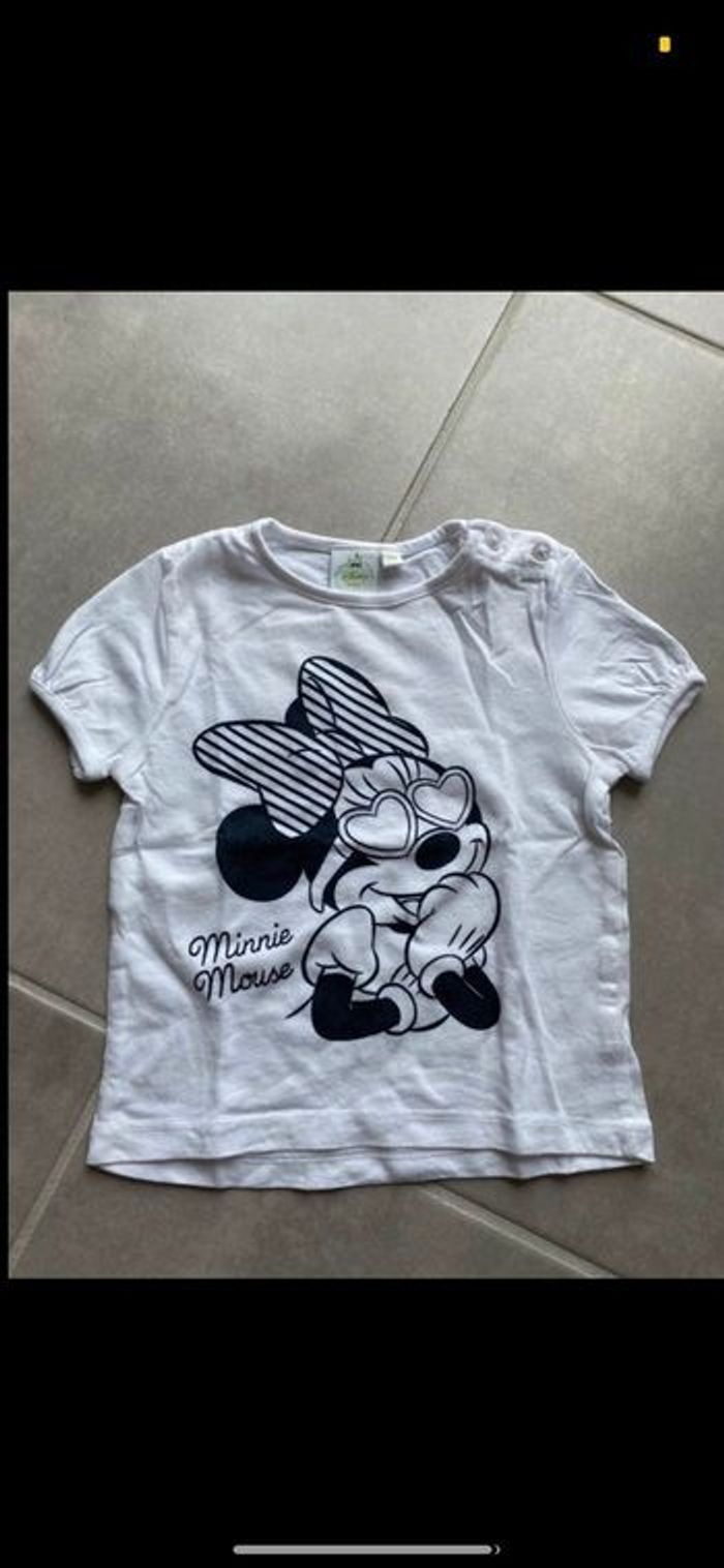 Tee shirt Minnie Neuf Taille 9 mois - photo numéro 2