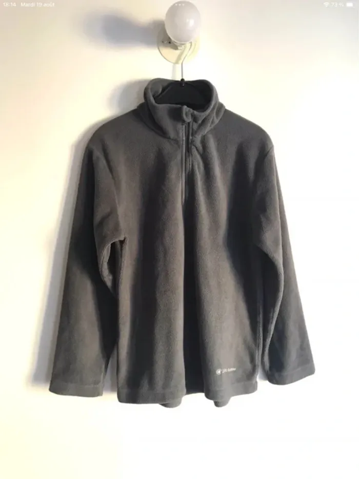 Veste polaire 10 ans grise anthracite C.F.K - photo numéro 3