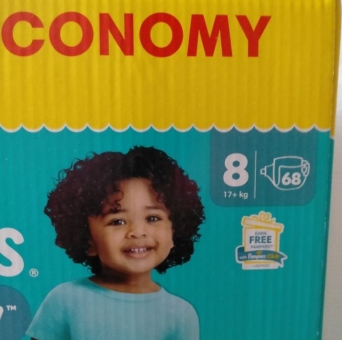 Lot couches Pampers baby dry taille 8 - photo numéro 2