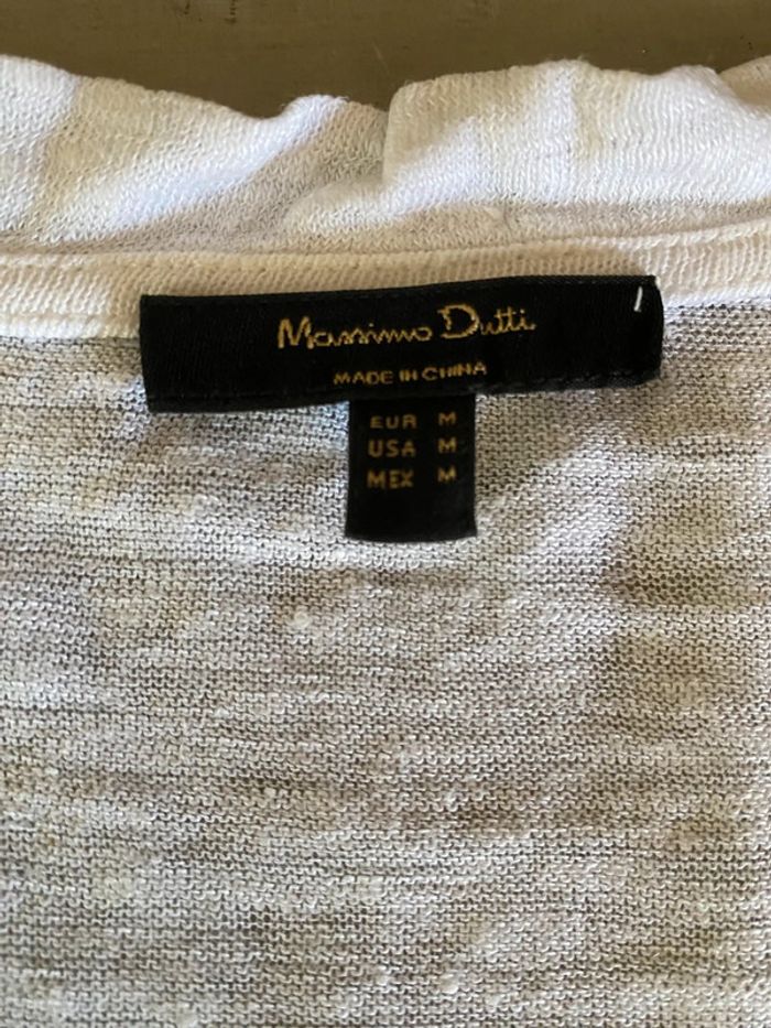 Tee shirt Massimo Dutti blanc taille M - photo numéro 12