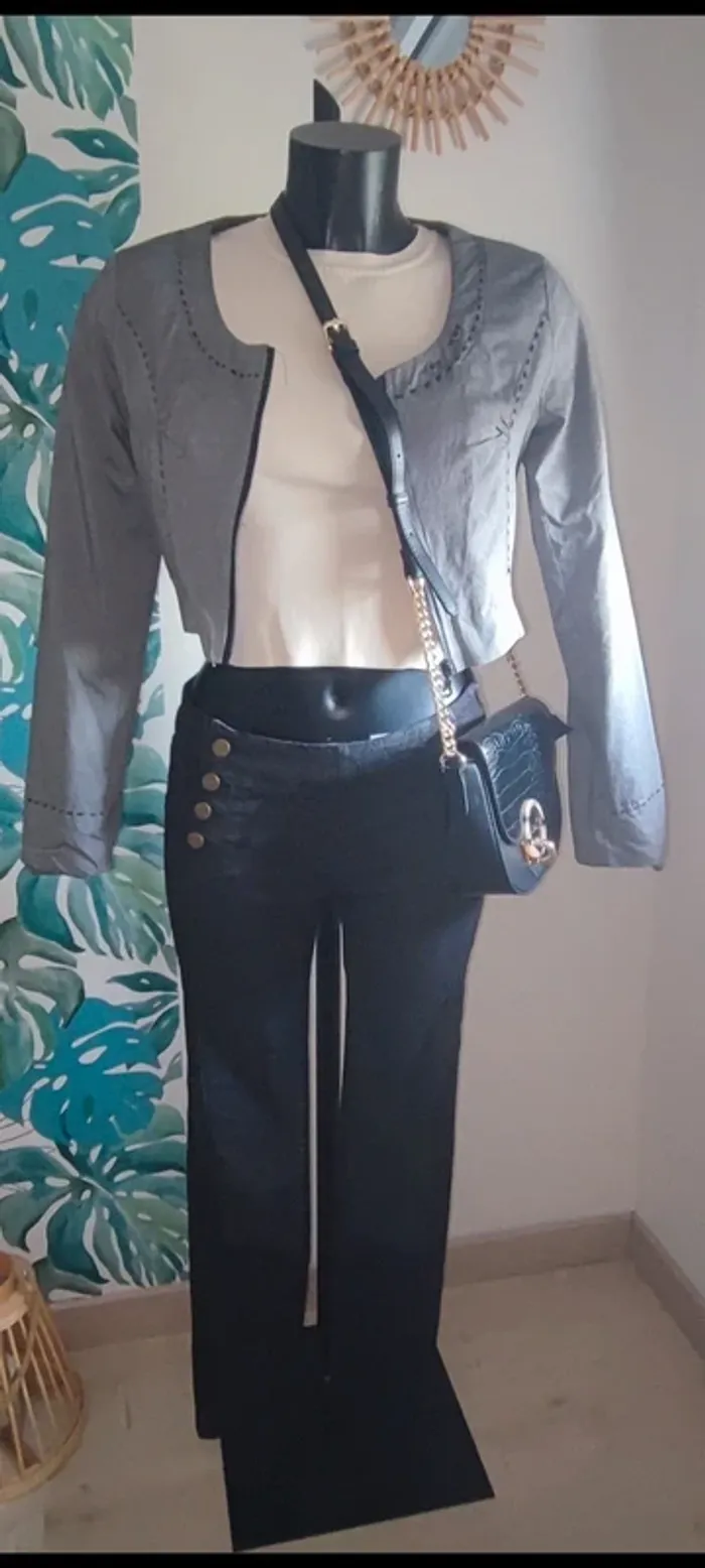 Crop top crème taille M/L - photo numéro 6