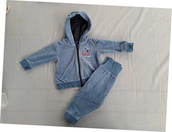 Ensemble Jogging Velours Koala bleu 2-6 mois