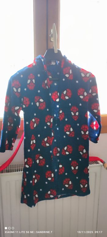Robe de chambre spiderman