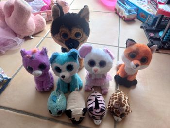 Lot peluches Ty