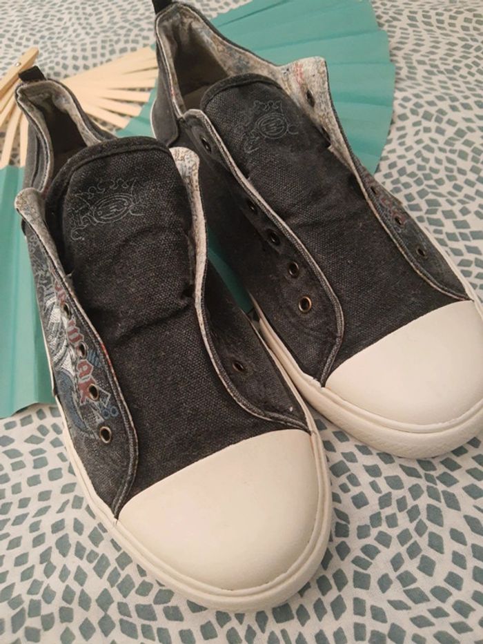 Lot de 2 paires de baskets type slip on 44 - photo numéro 3