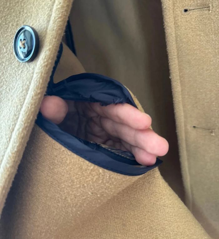 🧥Manteau long class Sisley homme camel - taille 42 - bon état - photo numéro 5