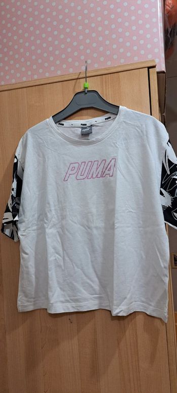 Tee shirt crop top puma