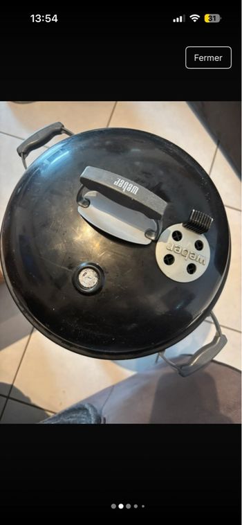 Mini barbecue pour enfant weber