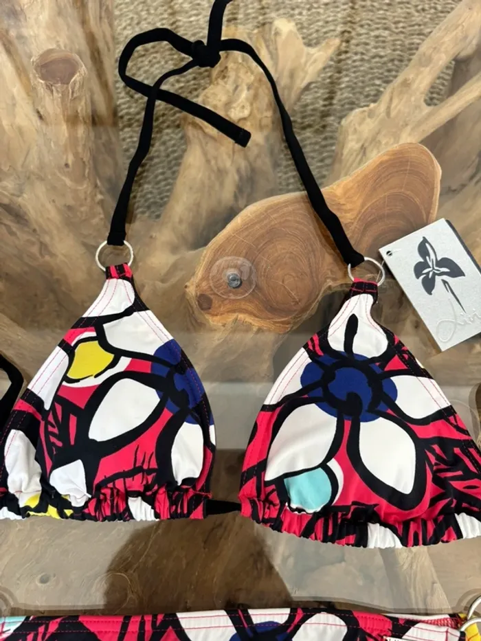 Maillot de bain 2 pièces Livia fleurs - photo numéro 3