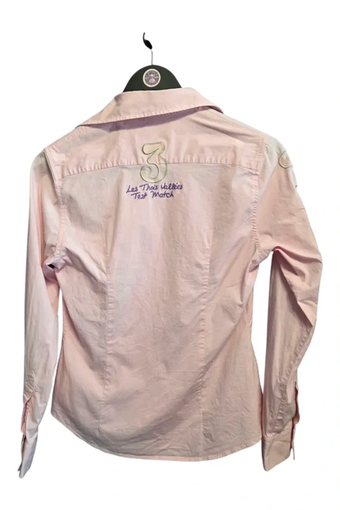 Joli chemisier stretch avec broderie La Martina T38 - photo numéro 7